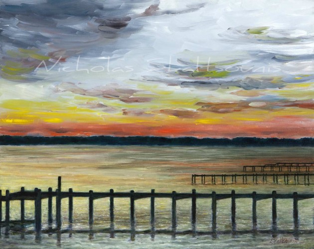 Sunset at Ebb&nbsp;Tide