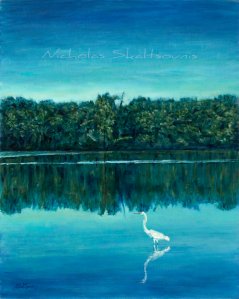 Nick Skaltsounis, paintings, acrylic, oils, water based