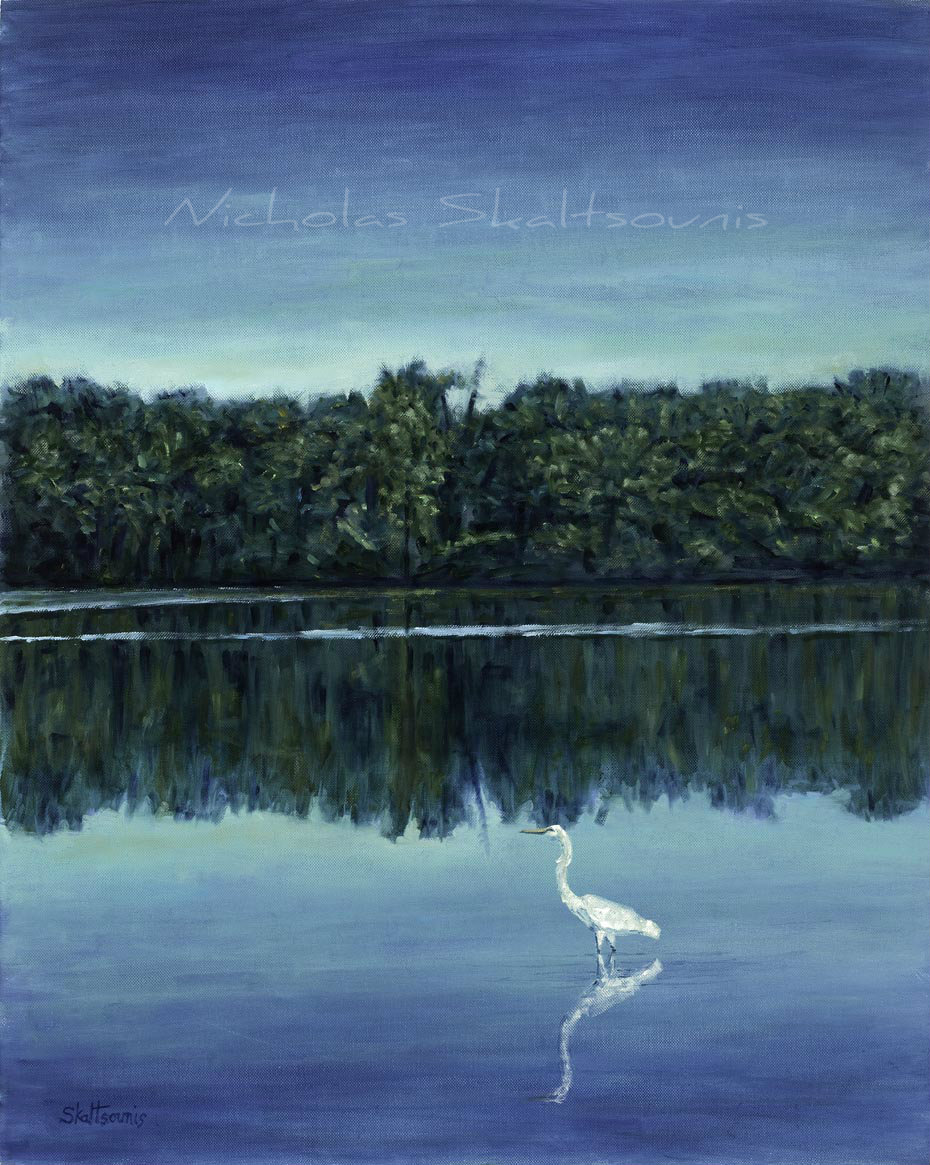 Egret on the&nbsp;James